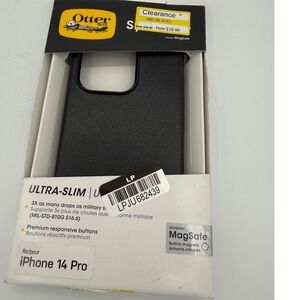 OtterBox Symmetry Series+ iPhone 14 Pro Black New MagSafe Ultra Slim Case